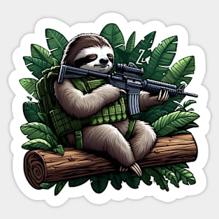 Tactical Sloth Sticker